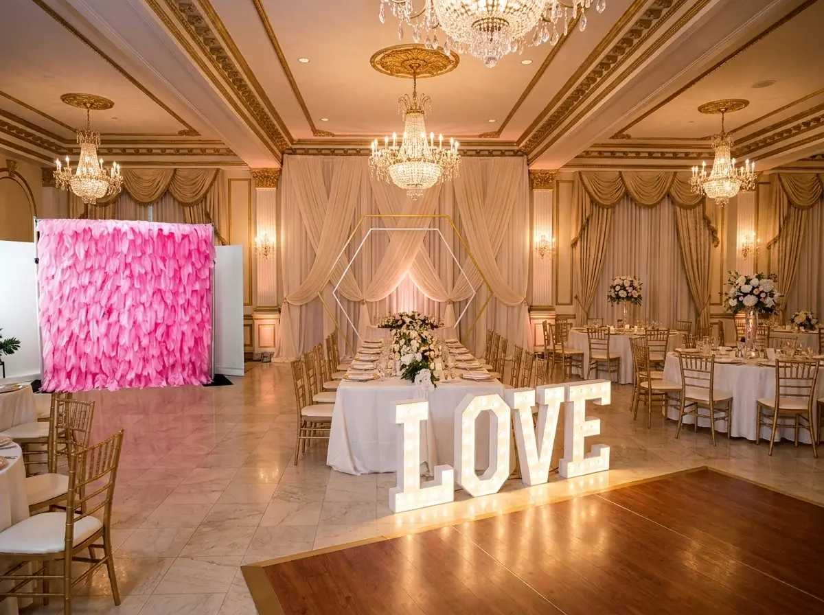 Full wedding decor package rental Tampa